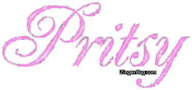 Click to get the codes for this image. Pritsy Pink Glitter Name, Girl Names Free Image Glitter Graphic for Facebook, Twitter or any blog.
