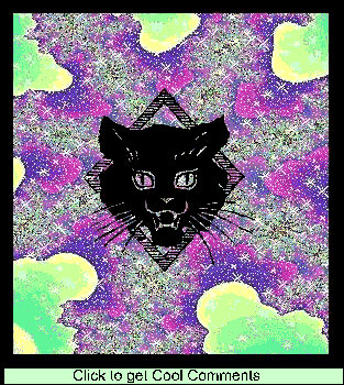 Click to get the codes for this image. Psychodeliccat, Animals  Cats, Animals  Cats Free Image, Glitter Graphic, Greeting or Meme for Facebook, Twitter or any forum or blog.