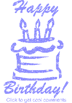 Click to get the codes for this image. Purple Birthday Cake Glitter Graphic, Birthday Cakes, Birthday Candles, Happy Birthday Free Image, Glitter Graphic, Greeting or Meme for Facebook, Twitter or any forum or blog.