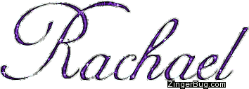 Click to get the codes for this image. Rachael Purple Glitter Name, Girl Names Free Image Glitter Graphic for Facebook, Twitter or any blog.
