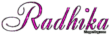 Click to get the codes for this image. Radhika Pink Glitter Name, Girl Names Free Image Glitter Graphic for Facebook, Twitter or any blog.