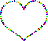 Click to get the codes for this image. Rainbow Glitter Dots Heart, Hearts, Hearts Free Image, Glitter Graphic, Greeting or Meme for Facebook, Twitter or any blog.