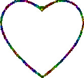 Click to get the codes for this image. Rainbow Glitter Heart Outline, Hearts, Hearts Free Image, Glitter Graphic, Greeting or Meme for Facebook, Twitter or any blog.