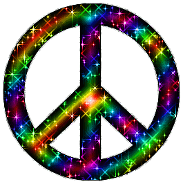 Click to get the codes for this image. Rainbow Glitter Peace Sign With Silver Border, Peace Signs, Popular Favorites Glitter Graphic, Comment, Meme, GIF or Greeting