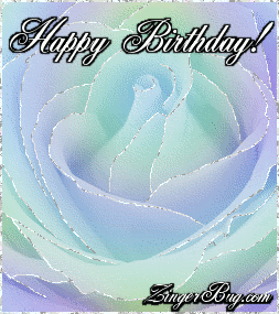 Click to get the codes for this image. Happy Birthday Blue and Green Glittered Rose, Birthday Flowers, Flowers, Happy Birthday Free Image, Glitter Graphic, Greeting or Meme for Facebook, Twitter or any forum or blog.