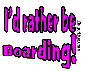 Click to get the codes for this image. I'd Rather Be Boarding Glitter Graphic, Sports, Id Rather Be Free Image, Glitter Graphic, Greeting or Meme for Facebook, Twitter or any blog.