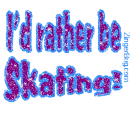 Click to get the codes for this image. I'd Rather Be Skating Glitter Text, Sports, Id Rather Be Free Image, Glitter Graphic, Greeting or Meme for Facebook, Twitter or any blog.