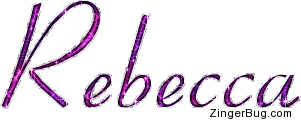 Click to get the codes for this image. Rebecca Pink Glitter Name Text, Girl Names Free Image Glitter Graphic for Facebook, Twitter or any blog.