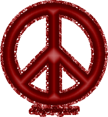 Click to get the codes for this image. Red Peace Glitter Graphic, Peace, Peace Signs Free Image, Glitter Graphic, Greeting or Meme for any forum, website or blog.
