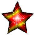 Click to get the codes for this image. Red Yellow Glitter Star With Silver Border, Stars Free Image, Glitter Graphic, Greeting or Meme.