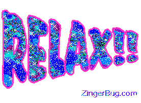 Click to get the codes for this image. Relax Glitter Text, Relax Free Image, Glitter Graphic, Greeting or Meme for Facebook, Twitter or any forum or blog.