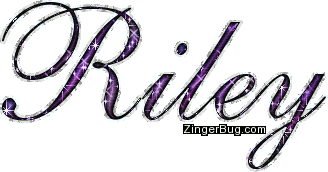 Click to get the codes for this image. Riley Purple Glitter Name, Girl Names Free Image Glitter Graphic for Facebook, Twitter or any blog.