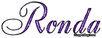 Click to get the codes for this image. Ronda Purple Glitter Name, Girl Names Free Image Glitter Graphic for Facebook, Twitter or any blog.