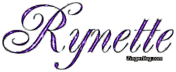 Click to get the codes for this image. Rynette Putple Glitter Name, Girl Names Free Image Glitter Graphic for Facebook, Twitter or any blog.