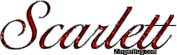 scarlett name glitter red gif graphic meme names