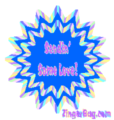 Click to get the codes for this image. Sendin Some Love Blue, Showin Some Love Free Image, Glitter Graphic, Greeting or Meme for any Facebook, Twitter or any blog.
