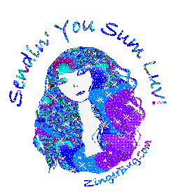 Click to get the codes for this image. Sendin Sum Luv Pretty Girl Blue, Showin Some Love Free Image, Glitter Graphic, Greeting or Meme for any Facebook, Twitter or any blog.