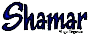 Click to get the codes for this image. Shamar Dark Blue Glitter Name, Guy Names Free Image Glitter Graphic for Facebook, Twitter or any blog