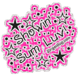 Click to get the codes for this image. Showin Luv Pink Glitter, Showin Some Love Free Image, Glitter Graphic, Greeting or Meme for any Facebook, Twitter or any blog.