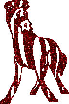 Click to get the codes for this image. Silly Red Glitter Zebra, Animals, Animals  Horses  Hooved Creatures Free Image, Glitter Graphic, Greeting or Meme for Facebook, Twitter or any forum or blog.