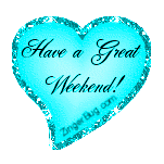 Click to get the codes for this image. Sky Blue Great Weekend Heart, Have a Great Weekend, Hearts Free Image, Glitter Graphic, Greeting or Meme for any Facebook, Twitter or any blog.