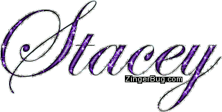 Click to get the codes for this image. Stacey Purple Glitter Name, Girl Names Free Image Glitter Graphic for Facebook, Twitter or any blog.