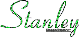 Click to get the codes for this image. Stanley Green Glitter Name, Guy Names Free Image Glitter Graphic for Facebook, Twitter or any blog
