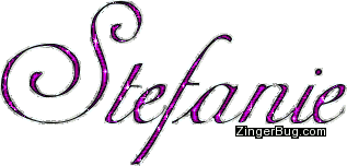 Click to get the codes for this image. Stefanie Pink Glitter Name, Girl Names Free Image Glitter Graphic for Facebook, Twitter or any blog.
