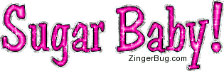 Click to get the codes for this image. Sugar Baby Pink Glitter Text, Sugar Baby, Girly Stuff Free Image, Glitter Graphic, Greeting or Meme for Facebook, Twitter or any forum or blog.