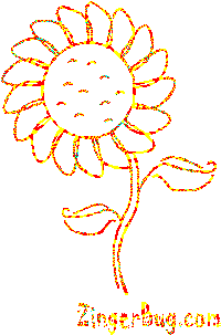Click to get the codes for this image. Sunflower Glitter Graphic, Flowers, Flowers Free Image, Glitter Graphic, Greeting or Meme for Facebook, Twitter or any blog.
