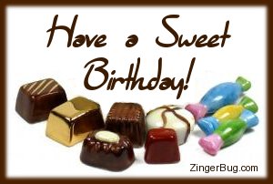 Click to get the codes for this image. Have a Sweet Birthday, Birthday Food not cake, Happy Birthday Graphic Comment and Codes for MySpace, Friendster, Orkut, Piczo, Xanga or any other website or blog.