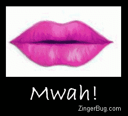 Click to get the codes for this image. Swirl Lips Glitter Graphic, Hugs and Kisses Free Image, Glitter Graphic, Greeting or Meme for Facebook, Twitter or any blog.