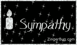 Click to get the codes for this image. Sympathy Silver Stars Glitter Text, Sympathy  Memorial Free Image, Glitter Graphic, Greeting or Meme for any Facebook, Twitter or any blog.