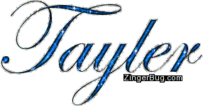 Click to get the codes for this image. Tayler Blue Glitter Name, Girl Names Free Image Glitter Graphic for Facebook, Twitter or any blog.