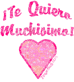 Click to get the codes for this image. Te Quiero Muchisimo Corazon, Hearts, Spanish Free Image, Glitter Graphic, Greeting or Meme for Facebook, Twitter or any blog.