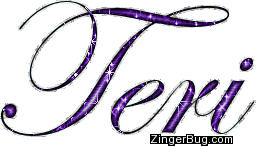 Click to get the codes for this image. Teri Purple Glitter Name, Girl Names Free Image Glitter Graphic for Facebook, Twitter or any blog.