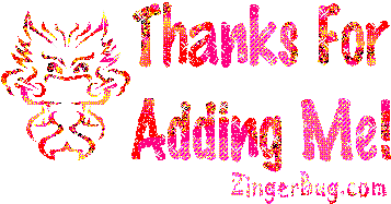 Click to get the codes for this image. Thanks 4 The Add Dragon Glitter Text, Animal, Thanks For The Add Free Image, Glitter Graphic, Greeting or Meme for Facebook, Twitter or any forum or blog.