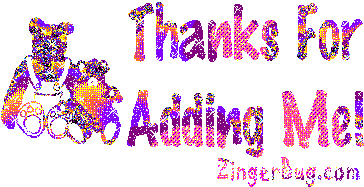Click to get the codes for this image. Thanks 4 The Add Teddy bear Glitter Text, Thanks For The Add, Teddy Bears Free Image, Glitter Graphic, Greeting or Meme for Facebook, Twitter or any blog.