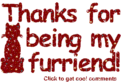 Click to get the codes for this image. Thanks For Being My Furrriend Brown Glitter, Thanks For The Add, Friendship, Animals  Cats Free Image, Glitter Graphic, Greeting or Meme for Facebook, Twitter or any forum or blog.