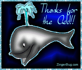 Click to get the codes for this image. Thanks For The Add Cartoon Whale, Thanks For The Add, Animals  Fish Dolphins Whales, Popular Favorites Glitter Graphic, Comment, Meme, GIF or Greeting