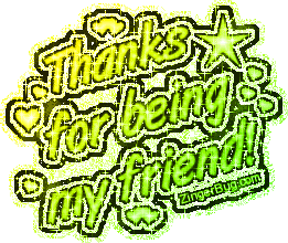 Click to get the codes for this image. Thanks For Being My Friend Lemon Lime Glitter, Friendship Free Image, Glitter Graphic, Greeting or Meme for any Facebook, Twitter or any blog.