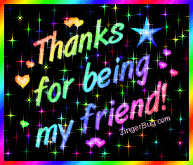 Click to get the codes for this image. Thanks For Being My Friend Rainbow Stars, Friendship, Friendship Day, Popular Favorites Glitter Graphic, Comment, Meme, GIF or Greeting