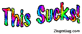 Click to get the codes for this image. This Sucks Rainbow Wiggle Glitter Text, This Sucks Free Image, Glitter Graphic, Greeting or Meme for Facebook, Twitter or any forum or blog.
