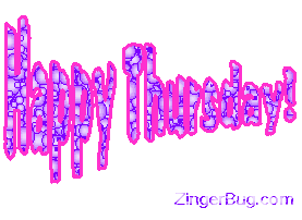 Click to get the codes for this image. Happy Thrusday bubble wagging text, Happy Thursday Free Image, Glitter Graphic, Greeting or Meme for Facebook, Twitter or any forum or blog.