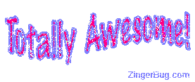 Click to get the codes for this image. Totally Awesome Pink Purple Glitter Wiggle Glitter Text, Awesome, Totally Awesome Free Image, Glitter Graphic, Greeting or Meme for Facebook, Twitter or any forum or blog.
