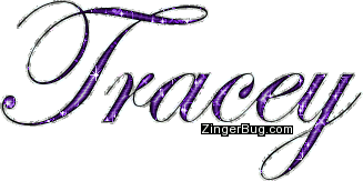 Click to get the codes for this image. Tracey Purple Glitter Name, Girl Names Free Image Glitter Graphic for Facebook, Twitter or any blog.