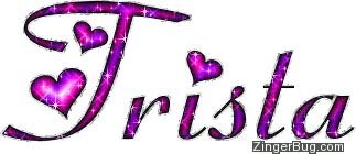 Click to get the codes for this image. Trista Pink And Blue Glitter Name, Girl Names Free Image Glitter Graphic for Facebook, Twitter or any blog.