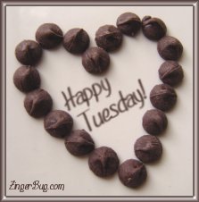 Click to get the codes for this image. Happy Tuesday Chocolate Heart, Happy Tuesday, Hearts Free Image, Glitter Graphic, Greeting or Meme for Facebook, Twitter or any forum or blog.