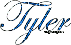 Click to get the codes for this image. Tyler Blue Glitter Name, Girl Names Free Image Glitter Graphic for Facebook, Twitter or any blog.