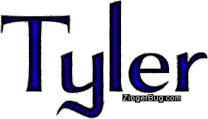 Click to get the codes for this image. Tyler Royal Blue Glitter Name, Guy Names Free Image Glitter Graphic for Facebook, Twitter or any blog